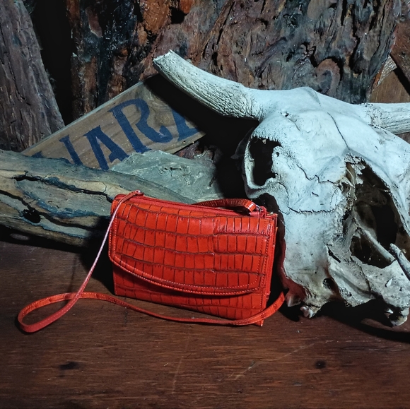 Brighton vintage organizer crossbody bag - Picture 1 of 6